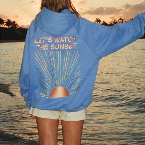 DANDY Light Blue Graphic Hoodie - Picture 3 of 3